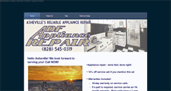 Desktop Screenshot of adfappliancerepair.com